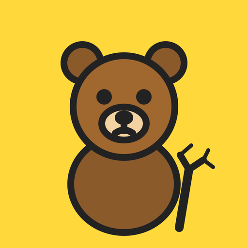 Broken Racket Bear logo